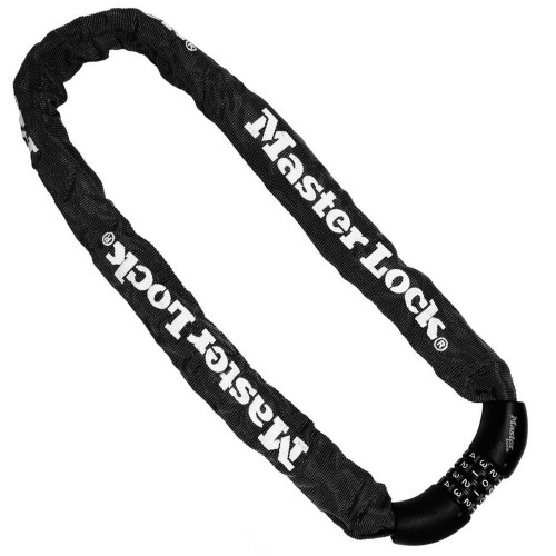 Chaine à code avec combinaison, MASTER LOCK, noir - MASTER LOCK