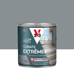 Peinture sol Climats extrêmes V33, schiste satiné, 0.5L de marque V33, référence: B9901700
