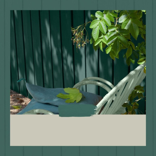 Peinture extérieure bois V33 Couleurs d'ici, vert profond velours 0.5l - V33