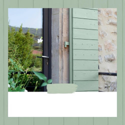 Peinture extérieure bois V33 Couleurs d'ici, vert pastel velours 0.5l - V33