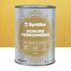 Peinture exterieure fer Ferronnerie SYNTILOR or satine 250ml de marque SYNTILOR, référence: B9903500