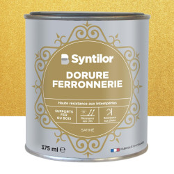 Peinture exterieure fer Ferronnerie SYNTILOR or satine 375ml de marque SYNTILOR, référence: B9903600