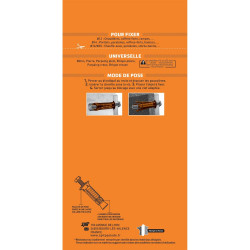 Lot de 4 Cheville murale avec vis prima SPIT, 14 x L.55 mm - SPIT