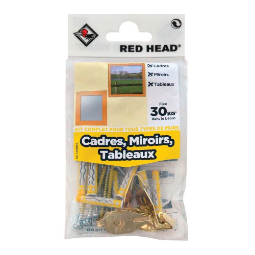 Lot de 8  mx gamme couleur RED HEAD, 5 x L.25 mm - Red head