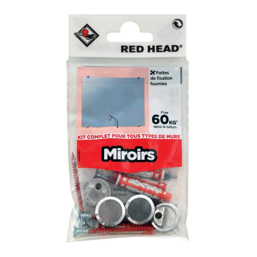 Lot de 4  mx gamme couleur RED HEAD, 6 x L.37 mm - Red head
