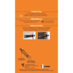 Lot de 2 Cheville murale avec vis prima PRIMA6PIDP2 SPIT, 12 x L.50 mm - SPIT