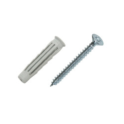 Lot de 20 Cheville murale avec vis SPIT, 8 x L.40 mm - SPIT
