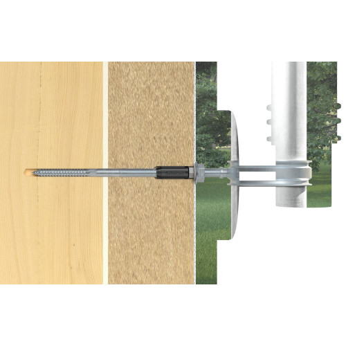 Kit chevilles nylon FISCHER x 2, Diam. 12 x L.120 mm - FISCHER