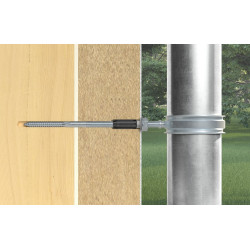 Kit chevilles nylon FISCHER x 2, Diam. 12 x L.120 mm - FISCHER