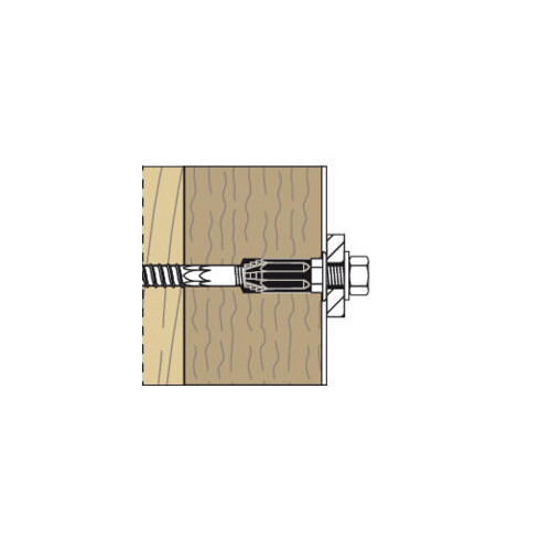 Kit chevilles nylon FISCHER x 2, Diam. 12 x L.120 mm - FISCHER