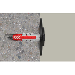 Lot de 16 chevilles multi-matériaux DuoPower FISCHER, vis noires Diam.6 x L.30 m - FISCHER
