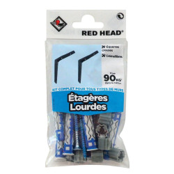 Lot de 8  mx gamme couleur RED HEAD, 8 x L.50 mm de marque Red head, référence: B9906500
