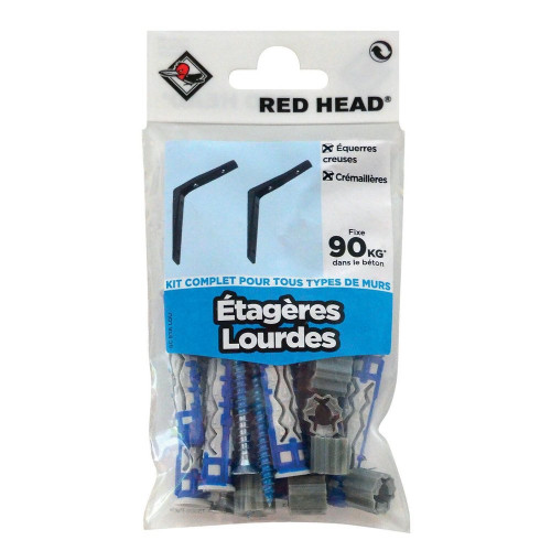 Lot de 8  mx gamme couleur RED HEAD, 8 x L.50 mm - Red head
