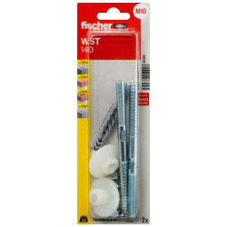Lot de 2 chevilles multi-matériaux avec vis nylon FISCHER Diam. 14  L.De 50 à 10 de marque FISCHER, référence: B9907100