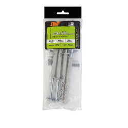 Kit chevilles et vis acier SPIT x 4 x L.120 mm de marque SPIT, référence: B9907700
