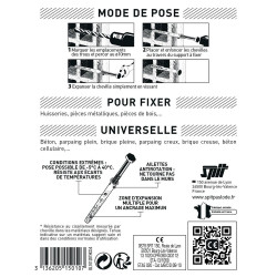 Kit chevilles et vis acier SPIT x 4 x L.120 mm - SPIT