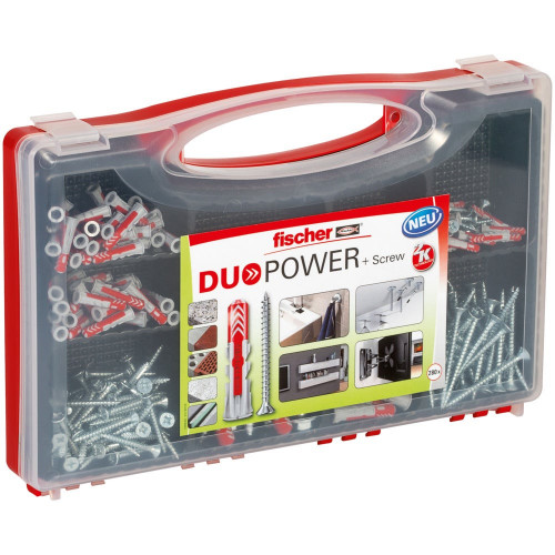 Cheville Duopower Avec Vis Valisette Assortiment De 140 Pieces - FISCHER