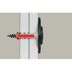 Lot de 10 chevilles multi-matériaux DuoPower FISCHER, vis noires Diam.8 x L.40 m - FISCHER