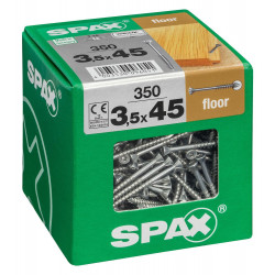 Lot De 350 Vis Inox Tête Fraisée Bombée Pozidriv Spax, Diam.3.5 Mm X L.45 Mm de marque SPAX, référence: B9909300