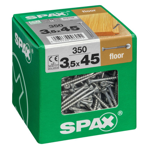 Lot De 350 Vis Inox Tête Fraisée Bombée Pozidriv Spax, Diam.3.5 Mm X L.45 Mm - SPAX