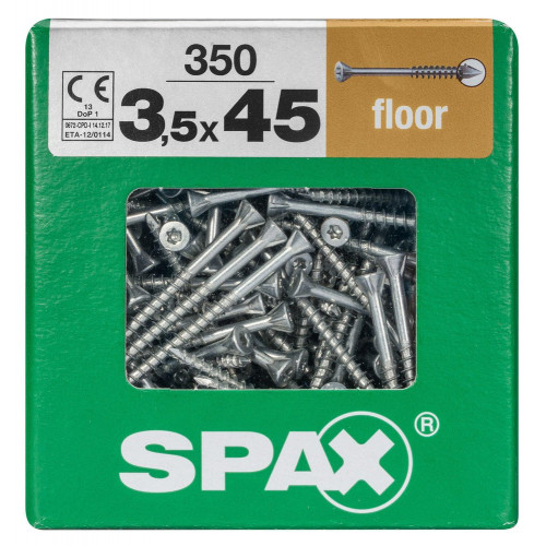 Lot De 350 Vis Inox Tête Fraisée Bombée Pozidriv Spax, Diam.3.5 Mm X L.45 Mm - SPAX