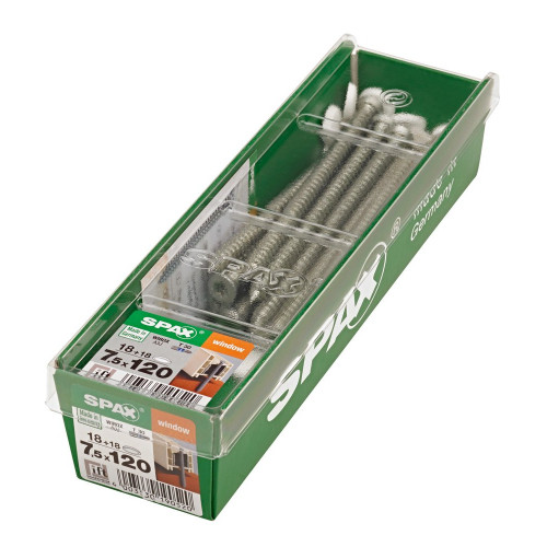 Lot De 18 Vis Acier Tête Fraisée Torx Spax, Diam.7.5 Mm X L.120 Mm - SPAX