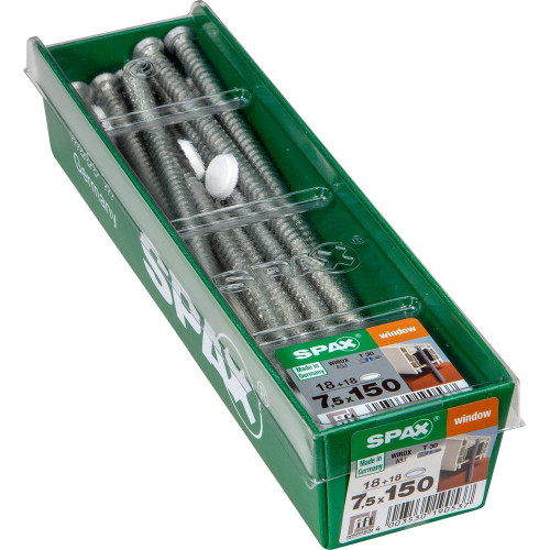 Lot De 18 Vis Acier Tête Fraisée Torx Spax, Diam.7.5 Mm X L.150 Mm - SPAX