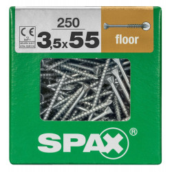 Lot De 250 Vis Inox Tête Fraisée Bombée Pozidriv Spax, Diam.3.5 Mm X L.55 Mm - SPAX