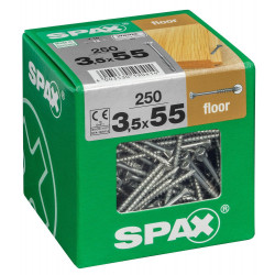 Lot De 250 Vis Inox Tête Fraisée Bombée Pozidriv Spax, Diam.3.5 Mm X L.55 Mm - SPAX