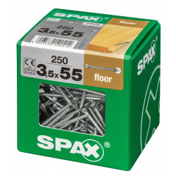Lot De 250 Vis Inox Tête Fraisée Bombée Pozidriv Spax, Diam.3.5 Mm X L.55 Mm - SPAX