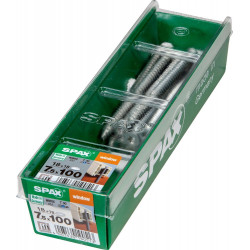 Lot De 18 Vis Acier Tête Fraisée Torx Spax, Diam.7.5 Mm X L.100 Mm - SPAX