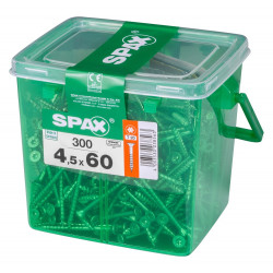 Lot De 300 Vis Acier Tête Fraisée Torx Spax, Diam.4.5 Mm X L.60 Mm - SPAX
