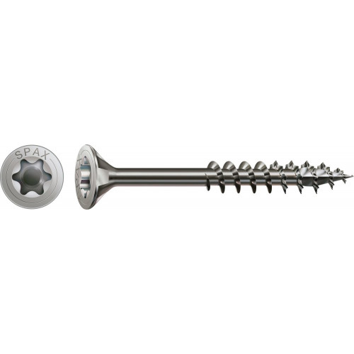 Lot De 100 Vis Inox Tête Fraisée Torx Spax, Diam.4 Mm X L.45 Mm - SPAX