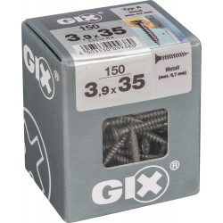 Lot De 150 Vis Acier Tête Fraisée Pozidriv Spax, Diam.3.9 Mm X L.35 Mm - SPAX