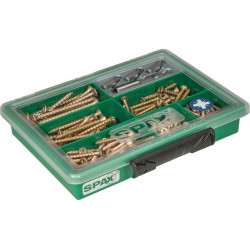 Lot De 274 Vis Acier Tête Fraisée Pozidriv Spax de marque SPAX, référence: B9915900