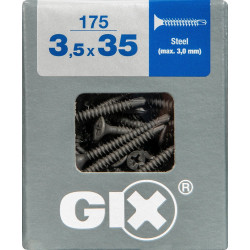 Lot De 175 Vis Acier Tête Fraisée Torx Spax, Diam.3.5 Mm X L.35 Mm de marque SPAX, référence: B9916100