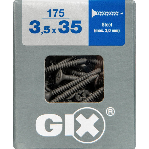 Lot De 175 Vis Acier Tête Fraisée Torx Spax, Diam.3.5 Mm X L.35 Mm - SPAX