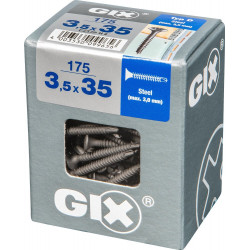Lot De 175 Vis Acier Tête Fraisée Torx Spax, Diam.3.5 Mm X L.35 Mm - SPAX