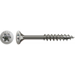 Lot De 25 Vis Inox Tête Fraisée Torx Spax, Diam.4.5 Mm X L.60 Mm - SPAX