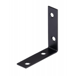 Equerre chaise acier noir 60 x 60 x 16 mm ALBERTS de marque GAH ALBERTS, référence: B9916900