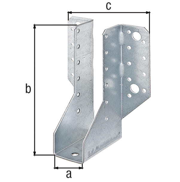 Support en U 76 x 90 x 2 mm K0 Alberts - vue 2