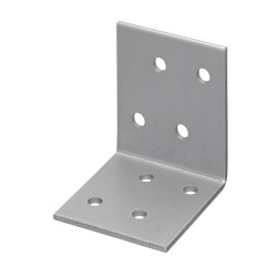 Lot de 25 equerres acier galvanise, 40x40x40 mm ALBERTS de marque GAH ALBERTS, référence: B9917100