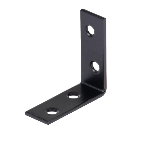 Equerre chaise acier noir 40 x 40 x 15 mm ALBERTS - GAH ALBERTS
