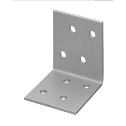 Lot de 25 equerres acier galvanise, 50x50x40 mm ALBERTS de marque GAH ALBERTS, référence: B9917900