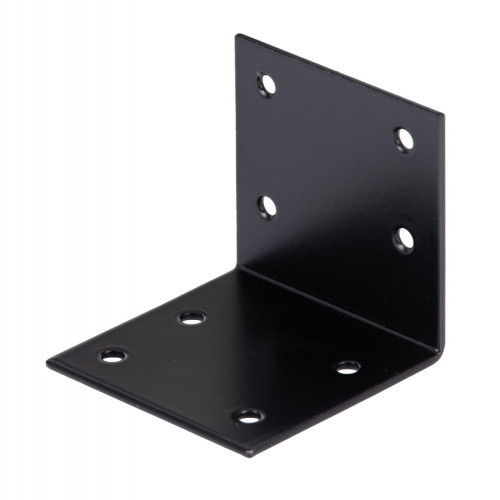 Equerre large acier noir 60 x 60 x 60 mm ALBERTS - GAH ALBERTS