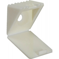 Lot De 8 Taquets À Visser, Plastique Blanc - Sans marque