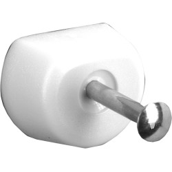 Lot De 20 Taquets À Clouer, Plastique Blanc, Diam.1.5 Mm - Sans marque
