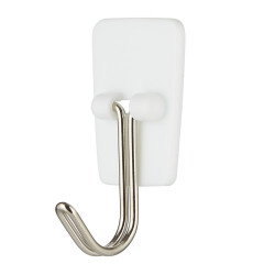 Lot de 9 crochets adhésif Plastique pointe métal, COMMAND, blanc 0.225 kg - COMMAND