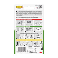 Bande scratch adhesif cadre moyen modele lot de 8 - COMMAND