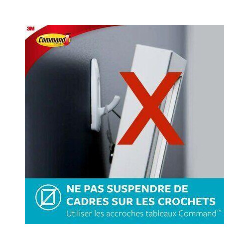 Languette resistante a l'eau moyen modele lot de 10 - COMMAND